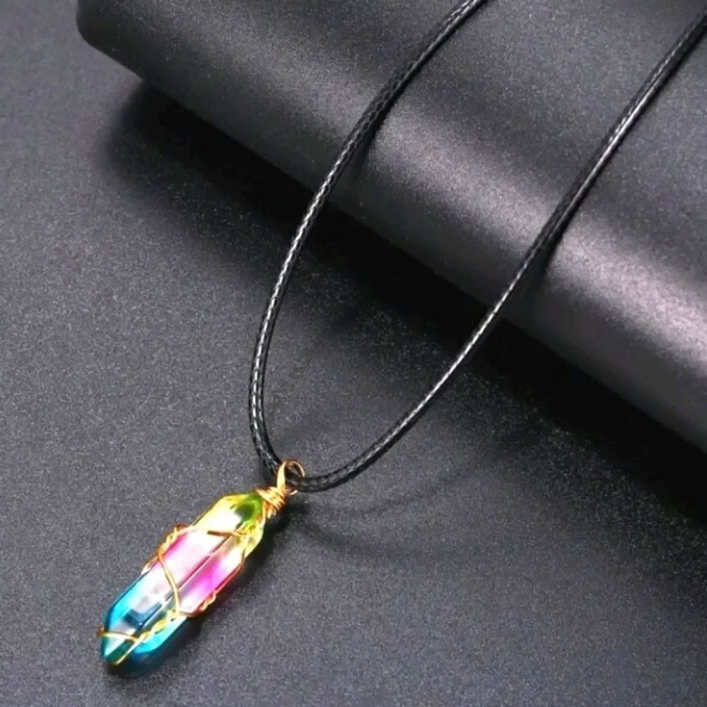 GEOMETRIC meditation pendant necklace male or female - Picture 5 of 9